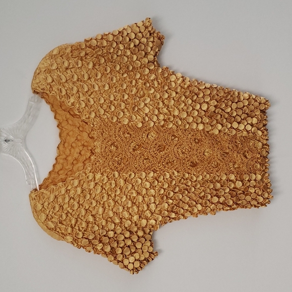 Tops - Y2K‎ popcorn bubble top